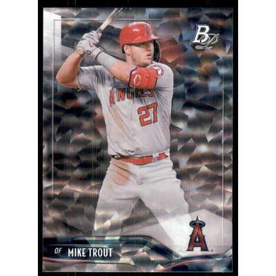 2021 Bowman Platinum Ice Foil #61 Mike Trout