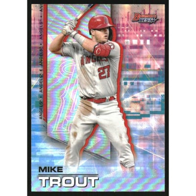 2021 Bowman's Best Refractors #1 Mike Trout