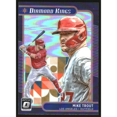 2021 Donruss Optic Holo #14 Mike Trout DK