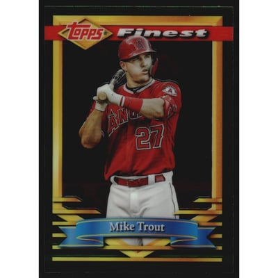 2021 Finest Flashbacks #36 Mike Trout