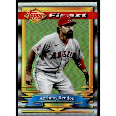 2021 Finest Flashbacks Refractors #81 Anthony Rendon