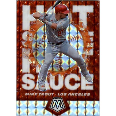 2021 Panini Mosaic Hot Sauce Mosaic #1 Mike Trout