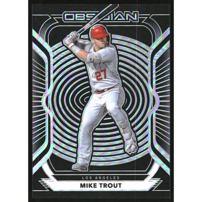 2021 Panini Obsidian #50 Mike Trout
