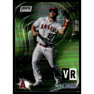 2021 Stadium Club Chrome Virtual Reality #VR6 Mike Trout