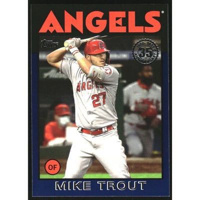 2021 Topps '86 Topps Blue #86B1 Mike Trout