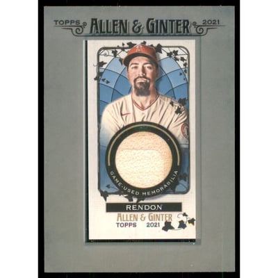 2021 Topps Allen and Ginter Mini Framed Relics #MFRAR Anthony Rendon