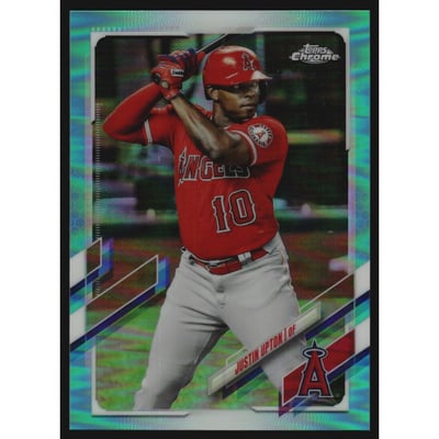 2021 Topps Chrome Aqua Refractors #201 Justin Upton