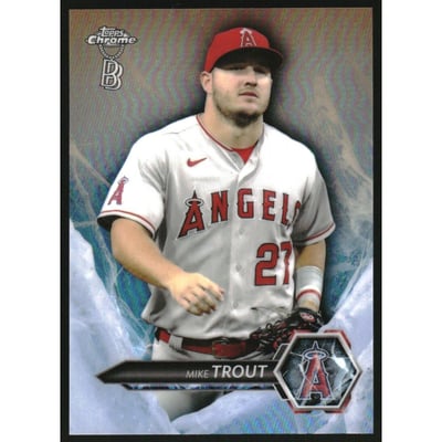 2021 Topps Chrome Ben Baller Icy #I2 Mike Trout