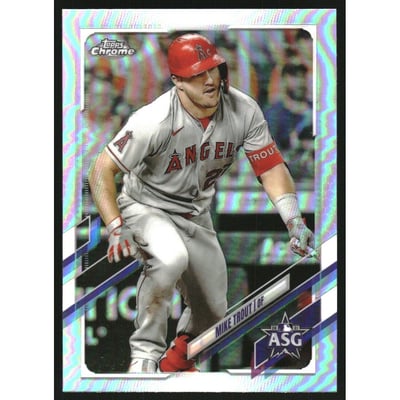2021 Topps Chrome Update '21 All Star Game #ASG1 Mike Trout