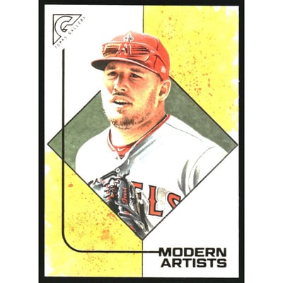 2021 Topps Gallery Modern Artists #MA16 Mike Trout