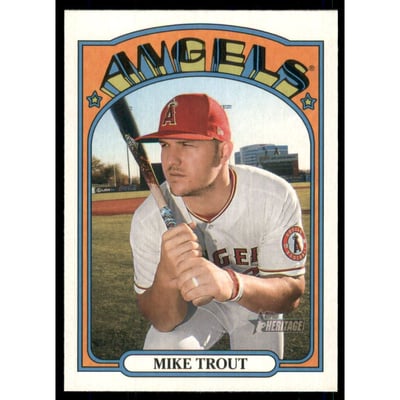 2021 Topps Heritage #169 Mike Trout