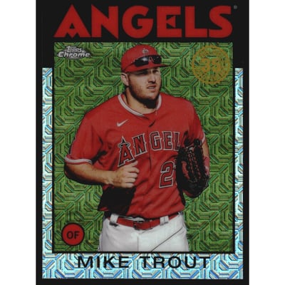 2021 Topps Update '86 Topps Silver Pack #86C42 Mike Trout