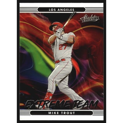 2022 Absolute Extreme Team Retail #4 Mike Trout