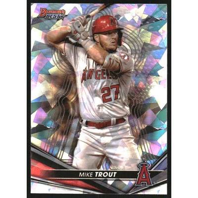 2022 Bowman's Best Atomic Refractors #14 Mike Trout