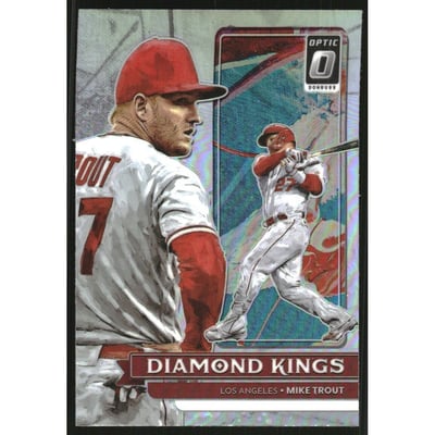 2022 Donruss Optic Holo #14 Mike Trout DK