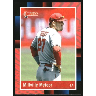 2022 Donruss Variations Holo Red #265 Mike Trout RETRO
