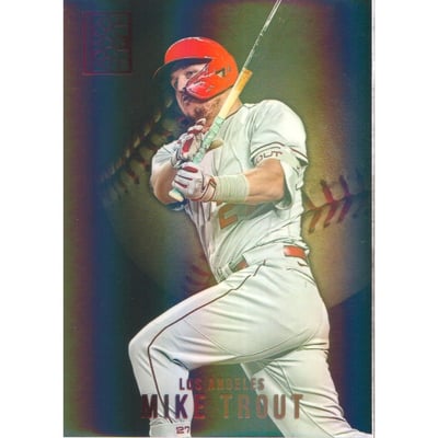 2022 Panini Capstone Red #72 Mike Trout