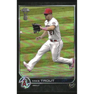 2022 Topps Chrome Ben Baller #200 Mike Trout