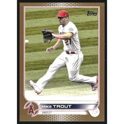 2022 Topps Gold #27 Mike Trout