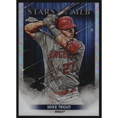 2022 Topps Stars of MLB Chrome #SMLBC1 Mike Trout