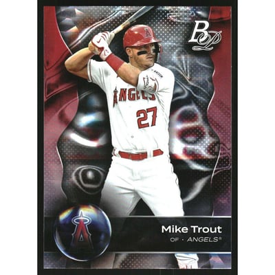 2023 Bowman Platinum Ice Foil #100 Mike Trout