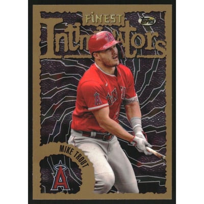 2023 Finest Flashbacks #67 Mike Trout FI