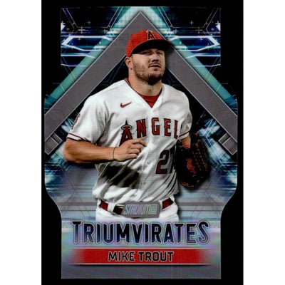 2023 Stadium Club Triumvirates #T26 Mike Trout