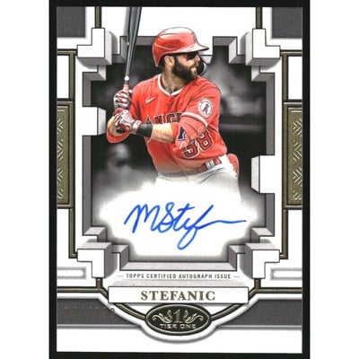 2023 Topps Tier One Break Out Autographs #BOAMST2 Michael Stefanic/299