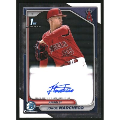 2024 Bowman Chrome Prospect Autographs #CPAJMH Jorge Marcheco