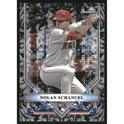 2024 Bowman Sterling Rookies Sterling Silver Refractors #BSR34 Nolan Schanuel