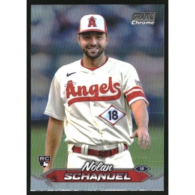 2024 Stadium Club Chrome Refractors #42 Nolan Schanuel