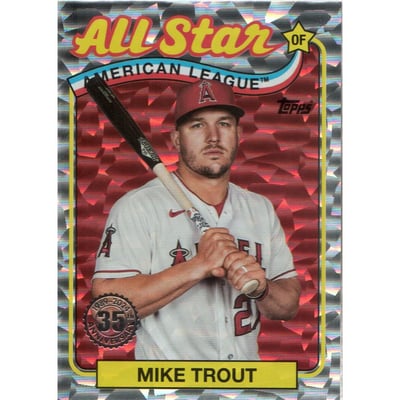 2024 Topps '89 Topps All Star Foil #89ASB50 Mike Trout