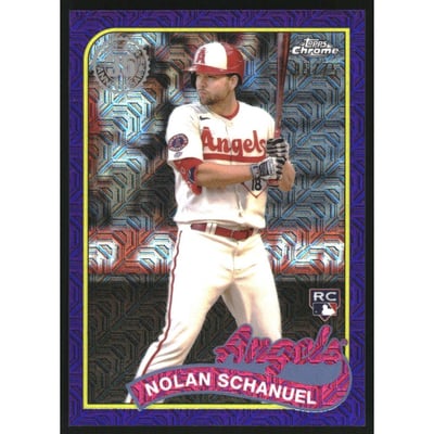 2024 Topps '89 Topps Silver Pack Chrome Series 2 Purple Refractors #2T89C85 Nolan Schanuel