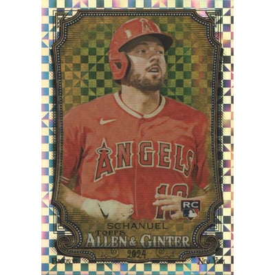 2024 Topps Allen and Ginter Chrome X-Fractors #88 Nolan Schanuel