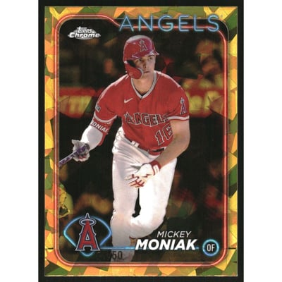2024 Topps Chrome Sapphire Gold Refractors #74 Mickey Moniak