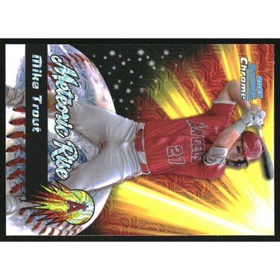 2025 Bowman Chrome Mega Box Meteoric Rise #MR2 Mike Trout
