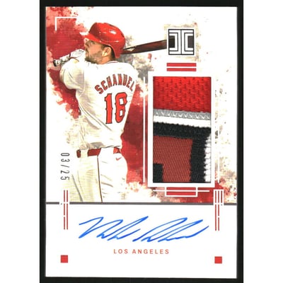 2025 Panini Impeccable Elegance Jersey Autographs Holo Silver #49 Nolan Schanuel