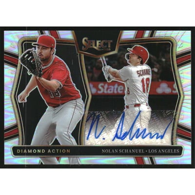 2025 Select Diamond Action Signatures #12 Nolan Schanuel