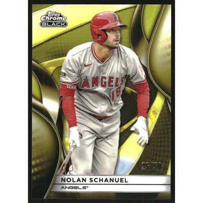 2025 Topps Chrome Black Gold Refractors #61 Nolan Schanuel