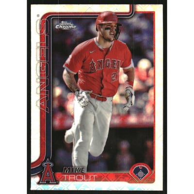 2025 Topps Chrome Logofractor #100 Mike Trout