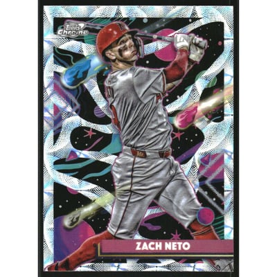 2025 Topps Cosmic Chrome Nucleus Refractors #113 Zach Neto
