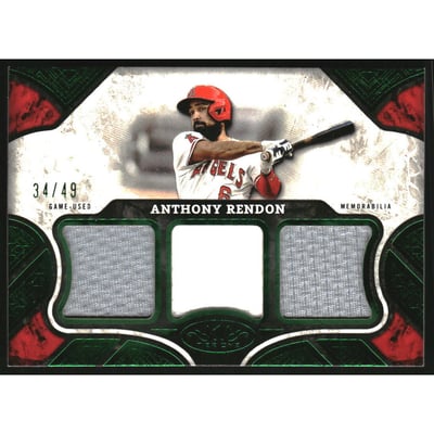 2025 Topps Tier One Relics Green Triple Relics #T1RAR Anthony Rendon