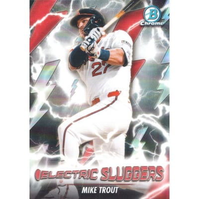 2026 Bowman Chrome Electric Sluggers #ES25 Mike Trout