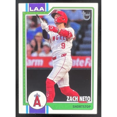 2026 Topps Green Spring Training #230 Zach Neto /99