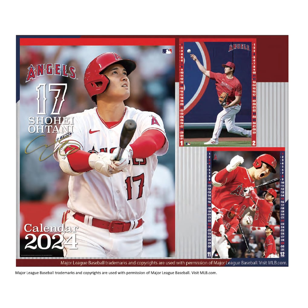 エンゼルス 大谷翔平 2024壁掛けカレンダー