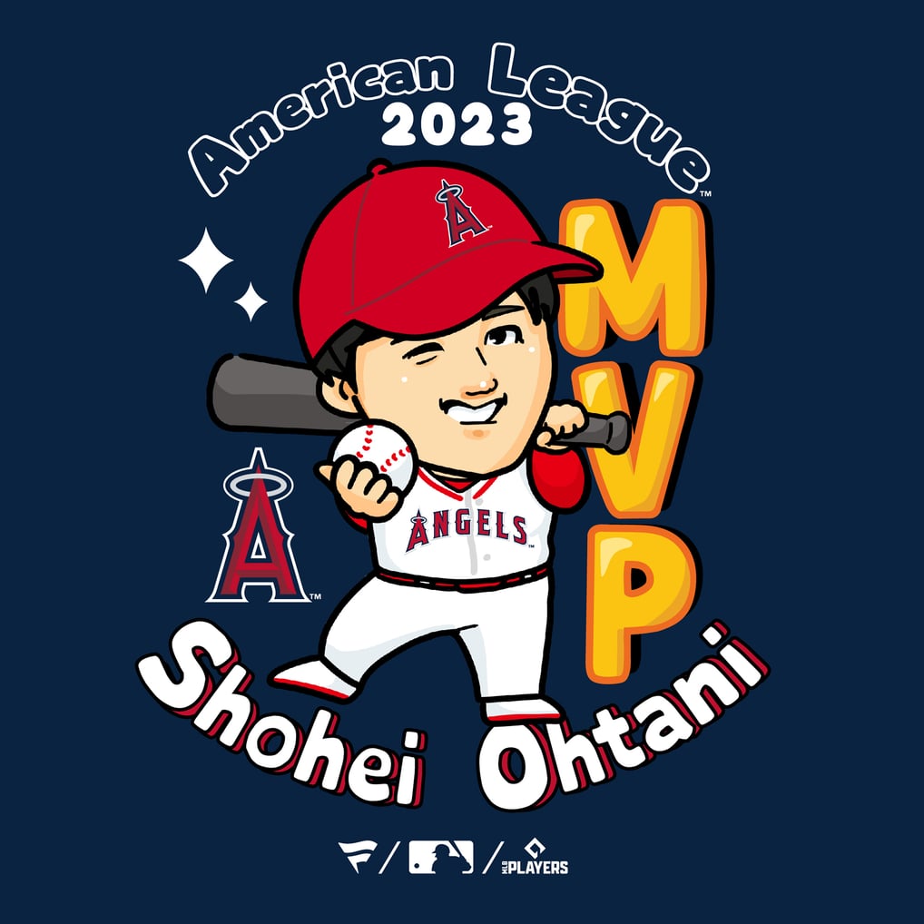 ファナティクス エンゼルス 大谷翔平 ア・リーグ MVP 記念 2023 Tシャツ2枚（kids（サイズ130））大谷翔平 MVP 記念 2023