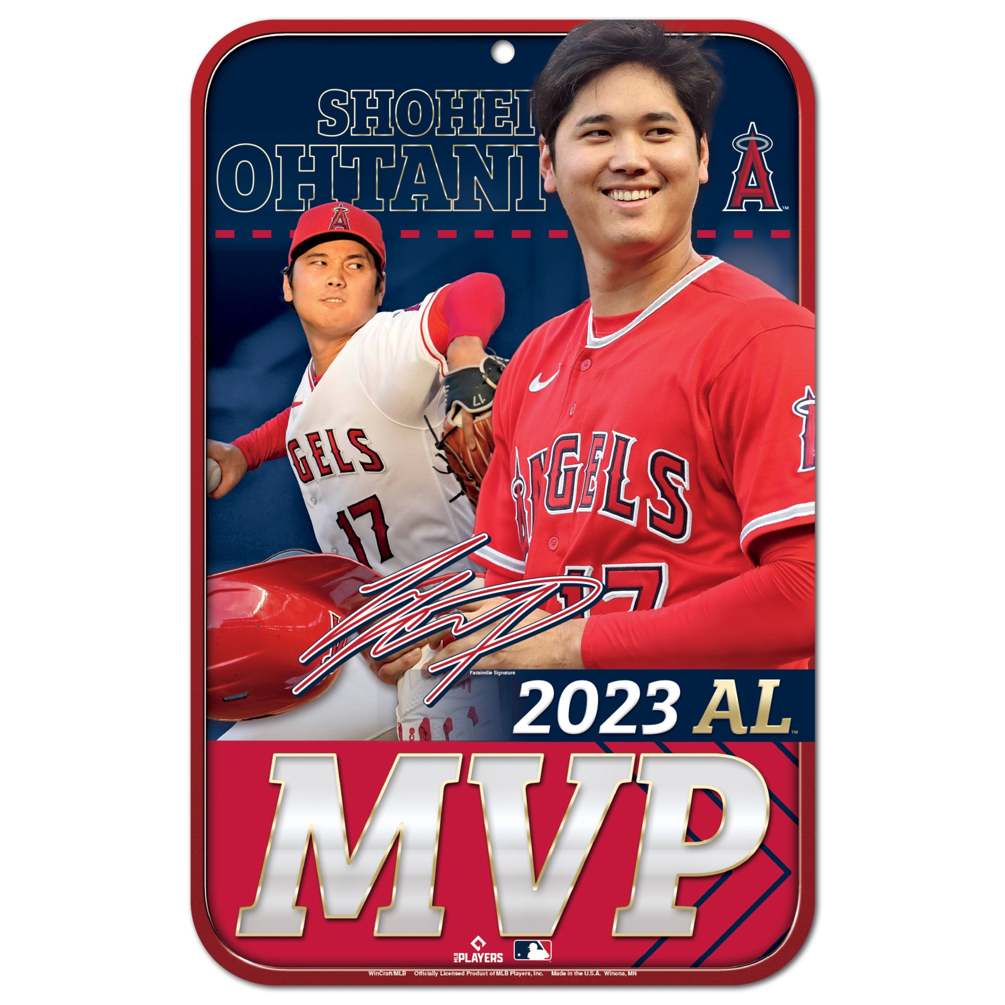 WinCraft エンゼルス 大谷翔平 アメリカンリーグ MVP 2023 受賞記念 