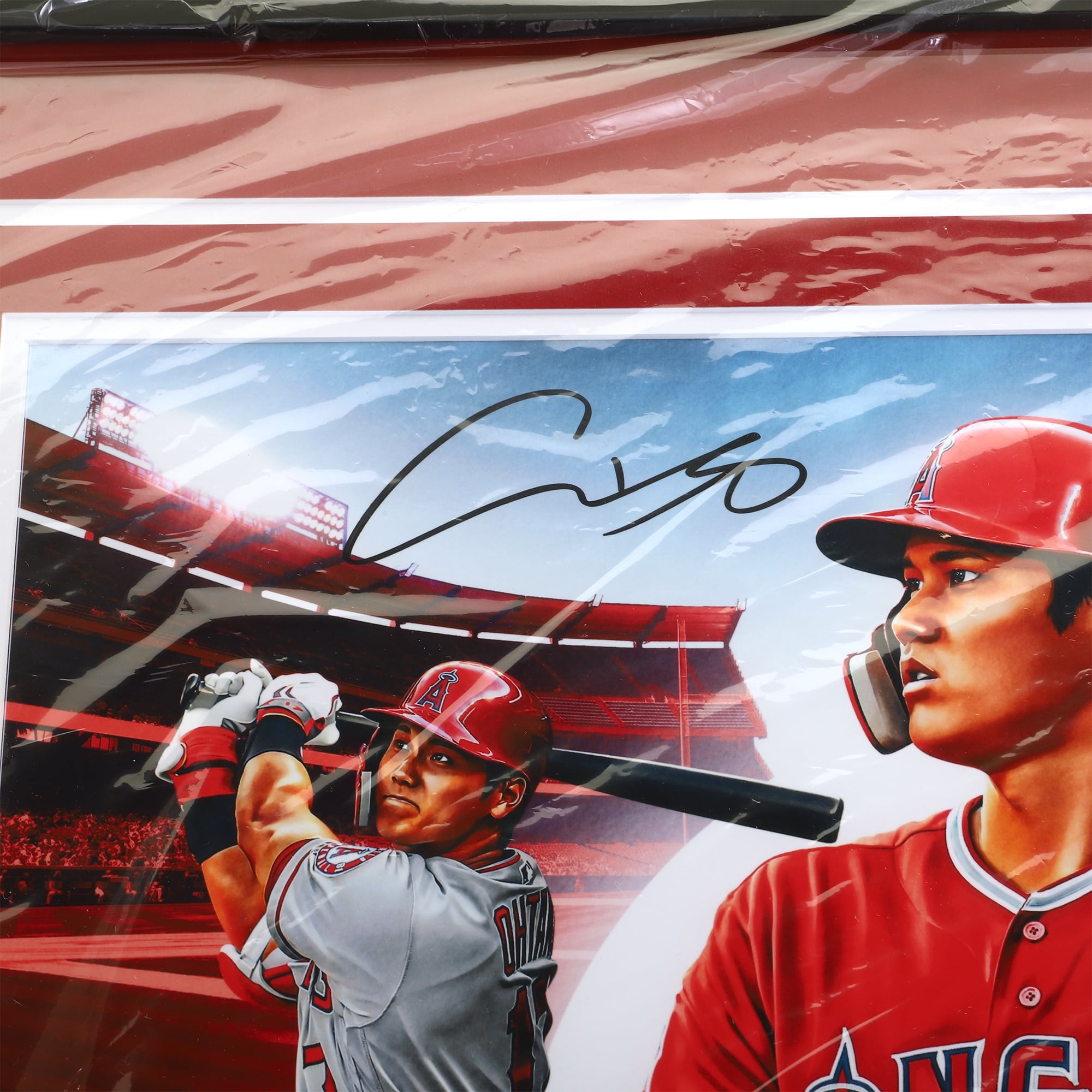 ☆大型写真☆入手困難！エンジェルス大谷翔平直筆サインフォト☆ - MLB 