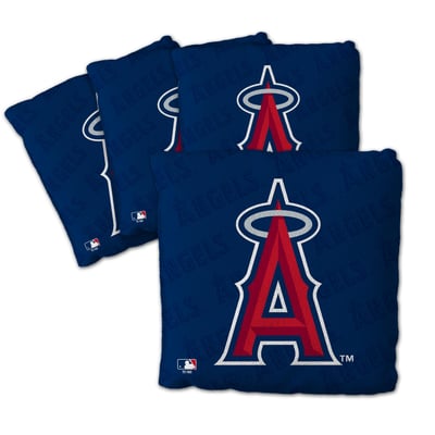 Los Angeles Angels Fanpoint Four-Piece Cornhole Bag Set