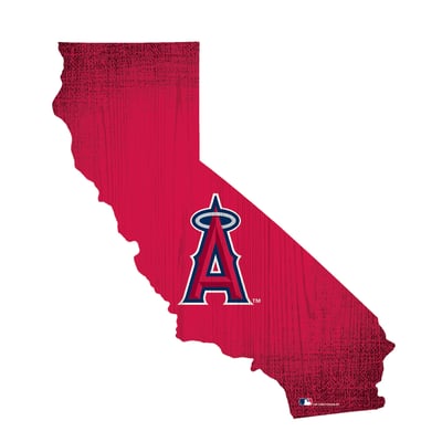 Los Angeles Angels 12" Logo State Sign